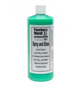 Poorboy's Spray & Gloss (quick detailer stosowany na...