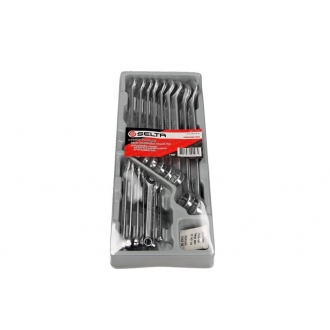 ZESTAW KLUCZY PŁASKO-OCZKOWYCH 16 CZ, 6-24 MM,  MODUŁ 1/3