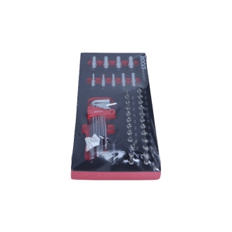 ZESTAW KLUCZY TRZPIENIOWYCH I IMBUSOWYCH HEX / TORX, 42 CZ