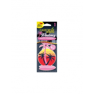 CALIFORNIA CAR SCENTS PALMS ZAWIESZKA- STRAWBERRY