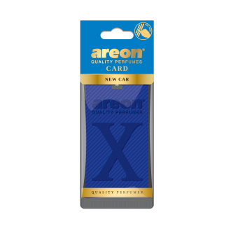 AREON X CARD NEW CAR - silikonowa zawieszka zapachowa