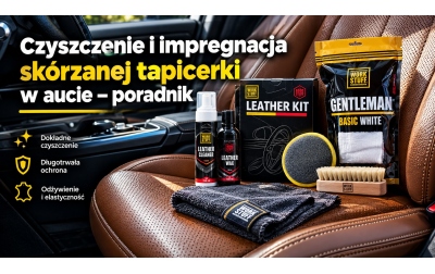 Jak wyczyścić i zaimpregnować skórzaną tapicerkę w aucie? | mdmoto.pl